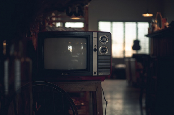 old television (TV) set