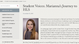 Harvard Law student Marianna Marques boldly shared her testimony in the school&#039;s website