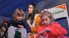 World Vision Helping Ukrainian Refugees, Shelter Them Inside Romanian Office Building