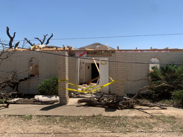 Worshippers Hold Easter Service In Church Building Destroyed By Tornado